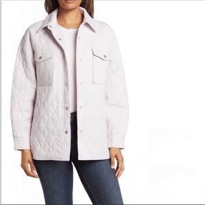 COFFEE SHOP Quilted Shirt Jacket